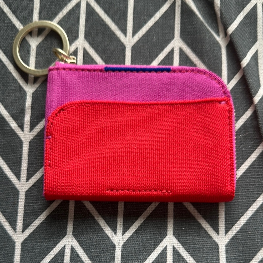 Rothy's Red and Purple Card Holder